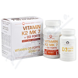 Vit. K2 MK7+D3 For. tbl. 125+Vit. D3 For. 2000I. U. tbl30