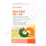 LIVSANE Duo Vital D3 + K2 tob. 30