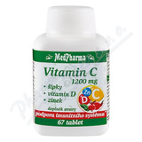 MedPharma Vit. C 1200mg se pky+vit. D+zinek tbl. 67